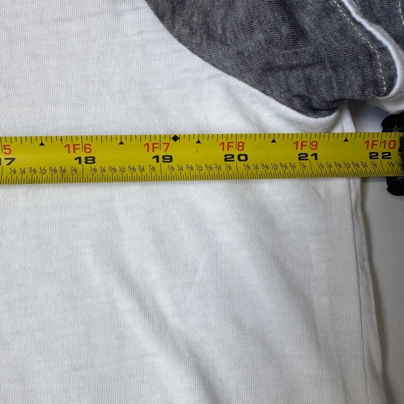 Sable Sky Game Day Mama T-Shirt - White and Gray V- Neck XL Gift for Mom - Picture 4 of 8